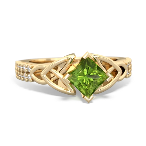 peridot engagement ring