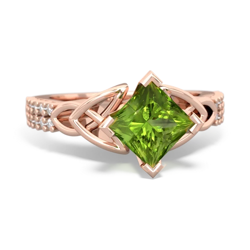 peridot engagement ring