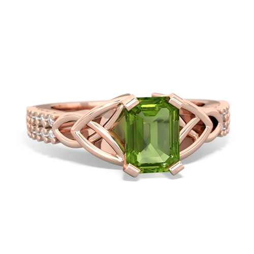 peridot engagement ring