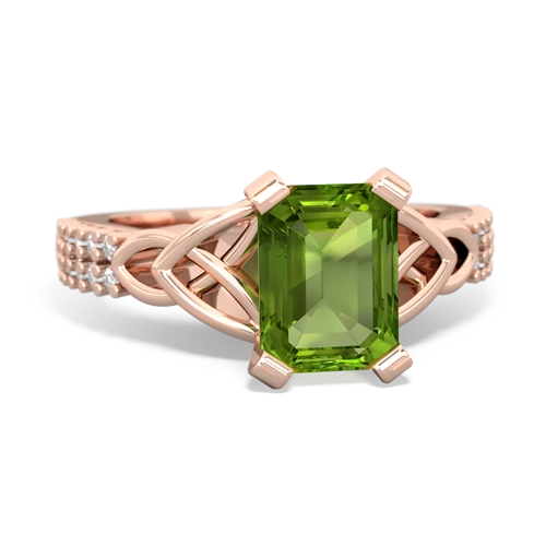 peridot engagement ring