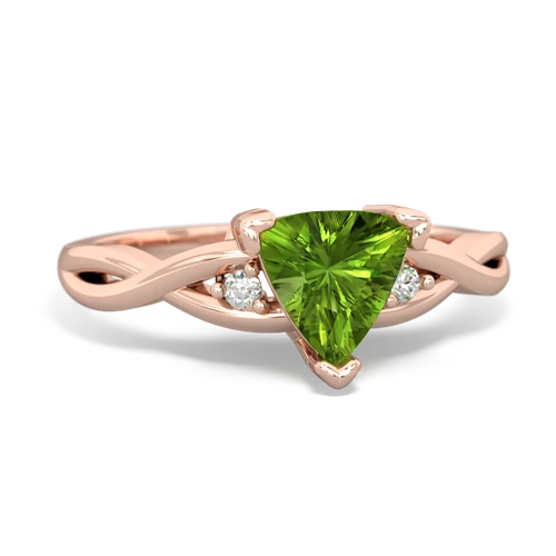 peridot filligree ring