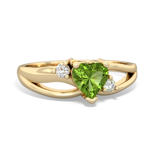 peridot filligree ring