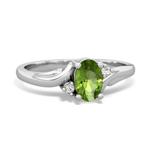 peridot filligree ring