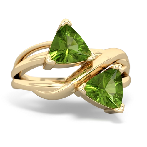 peridot filligree ring