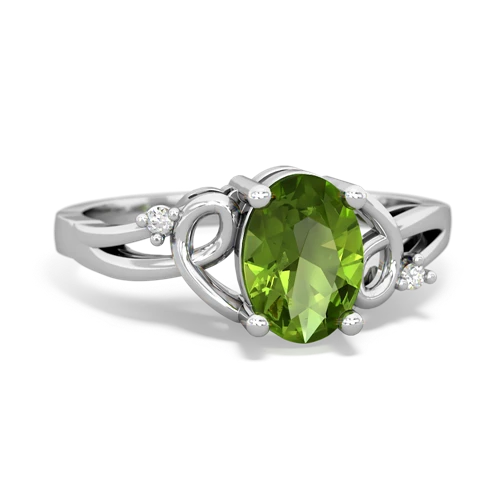 peridot filligree ring