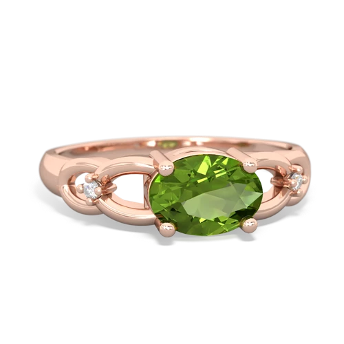 peridot filligree ring