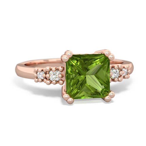 peridot modern ring