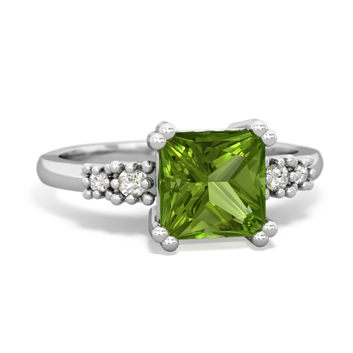 peridot modern ring