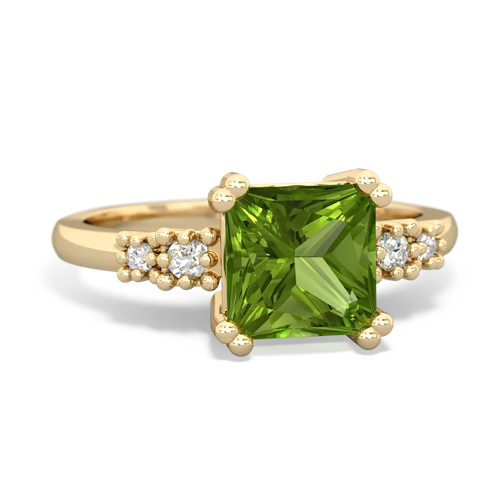 peridot modern ring