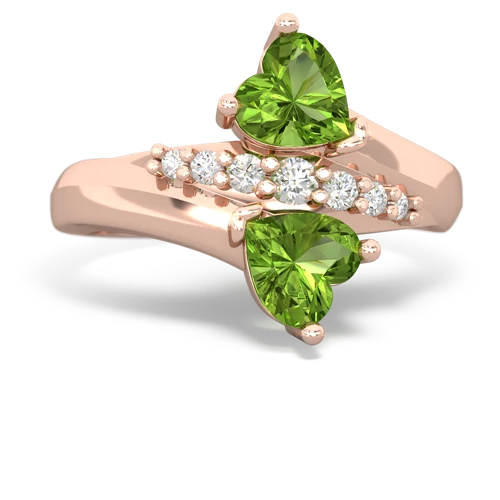 peridot modern ring