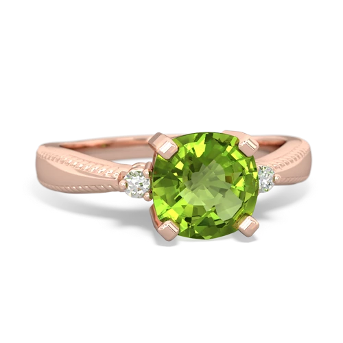 peridot modern ring