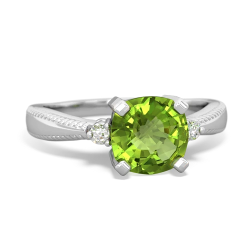 peridot modern ring