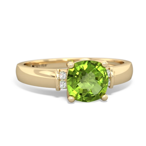 peridot modern ring