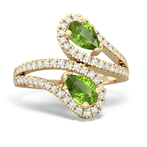 Peridot Diamond Dazzler Genuine Peridot ring Ring