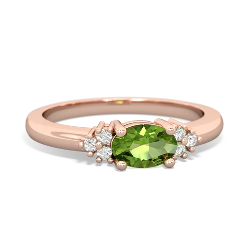 peridot petite ring