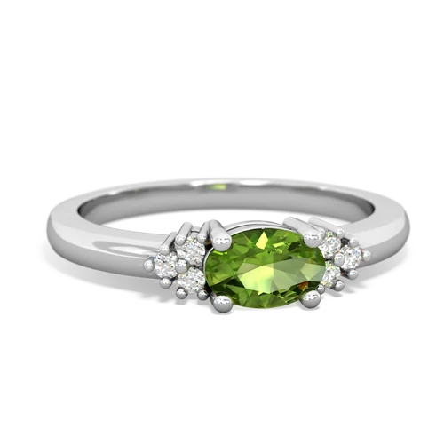 peridot petite ring