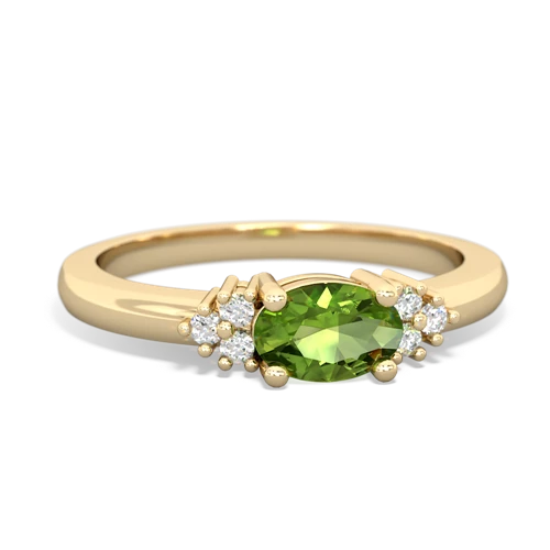 peridot petite ring