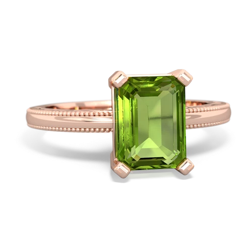 peridot timeless ring