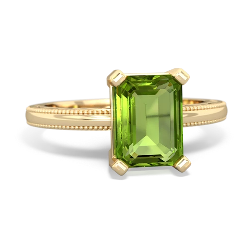 peridot timeless ring