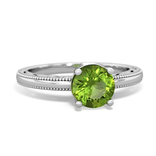 peridot timeless ring