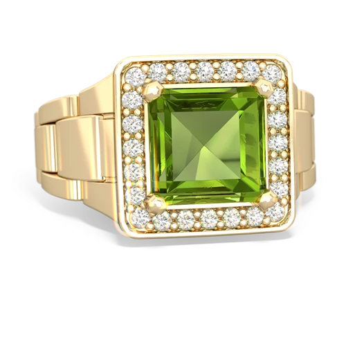 peridot watch ring ring