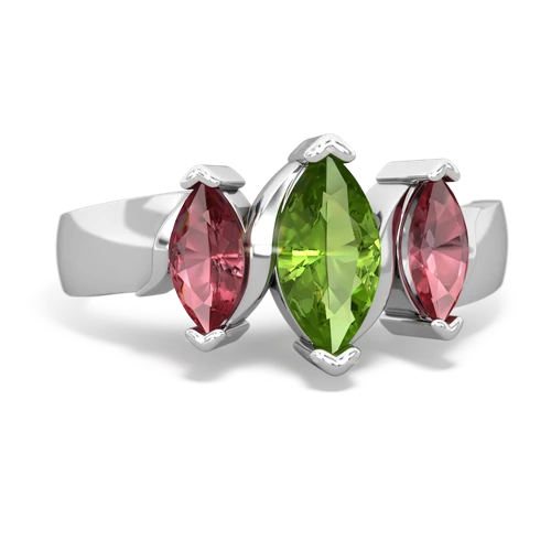 peridot-tourmaline keepsake ring