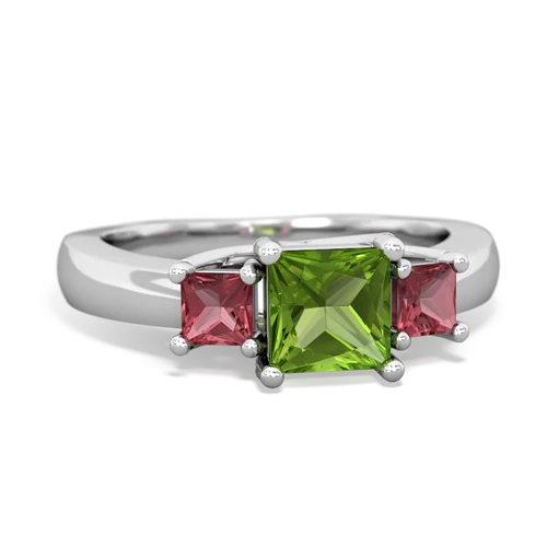 peridot-tourmaline timeless ring