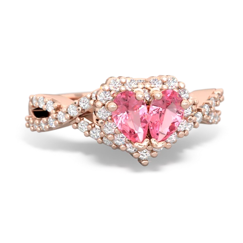 pink sapphire-pink sapphire engagement ring