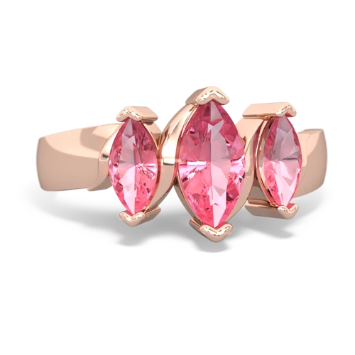 lab ruby-pink sapphire keepsake ring