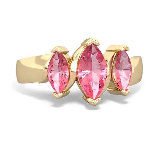 tourmaline-pink sapphire keepsake ring