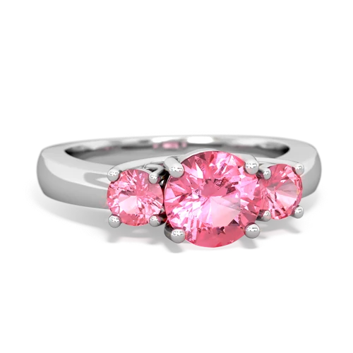 pink sapphire-pink sapphire timeless ring