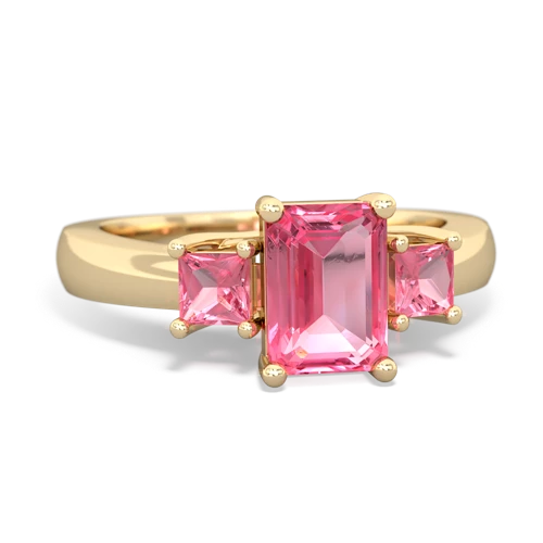 pink sapphire-pink sapphire timeless ring