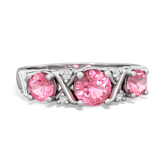 pink sapphire-pink sapphire timeless ring