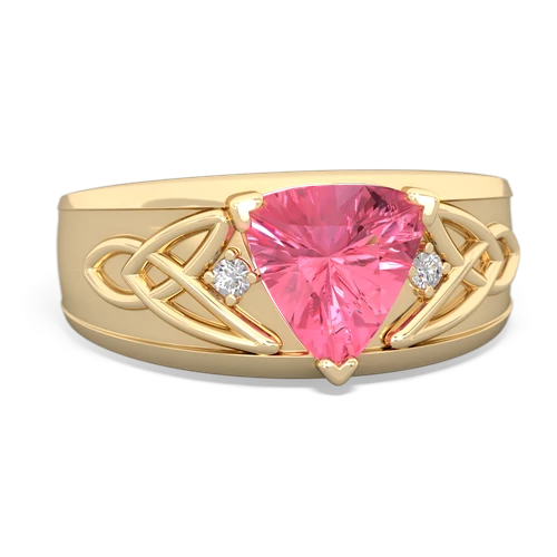 pink_sapphire celtic rings