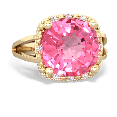 pink sapphire cocktail ring