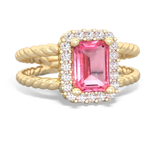 pink sapphire couture ring