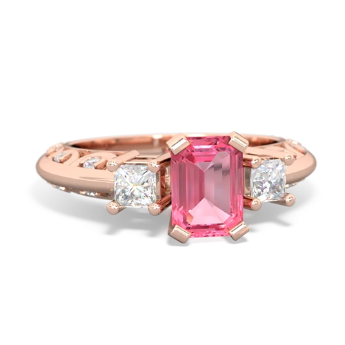 pink sapphire engagement ring