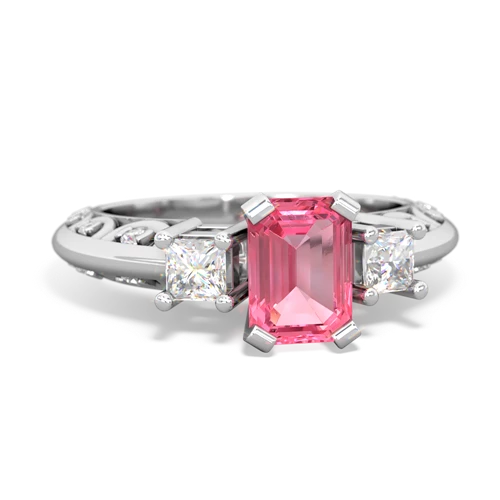 pink sapphire engagement ring