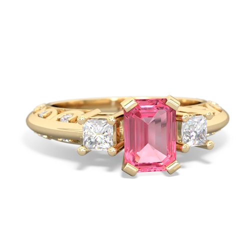 pink sapphire engagement ring