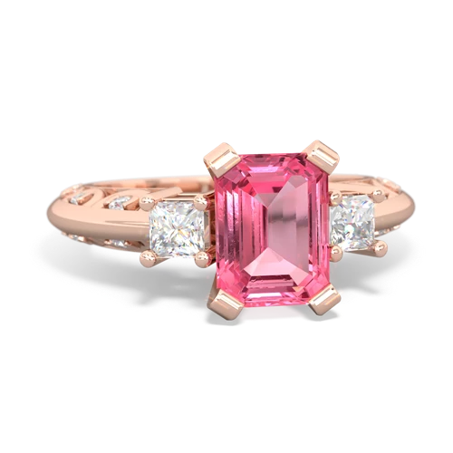 pink sapphire engagement ring