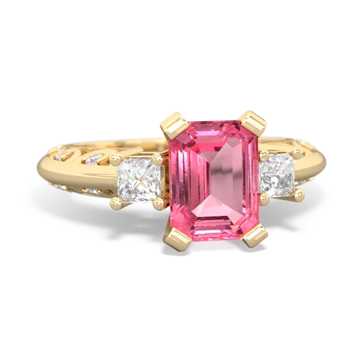 pink sapphire engagement ring