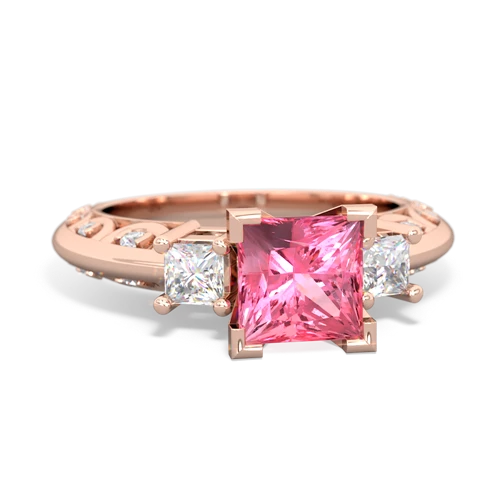 pink sapphire engagement ring