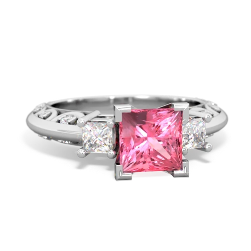 pink sapphire engagement ring