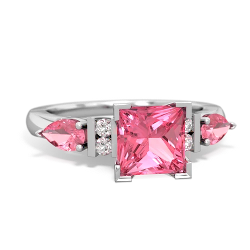 pink sapphire engagement ring