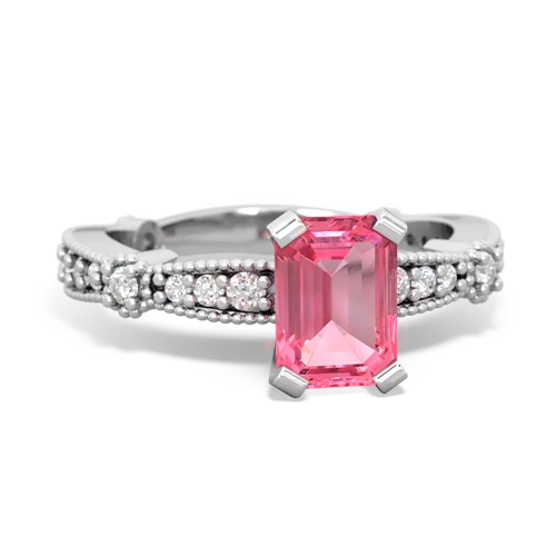 pink sapphire engagement ring