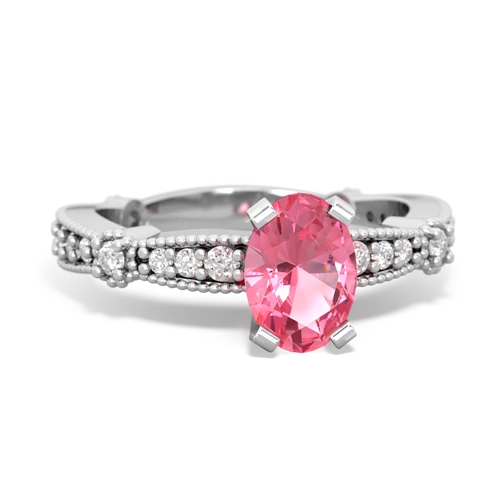 pink sapphire engagement ring