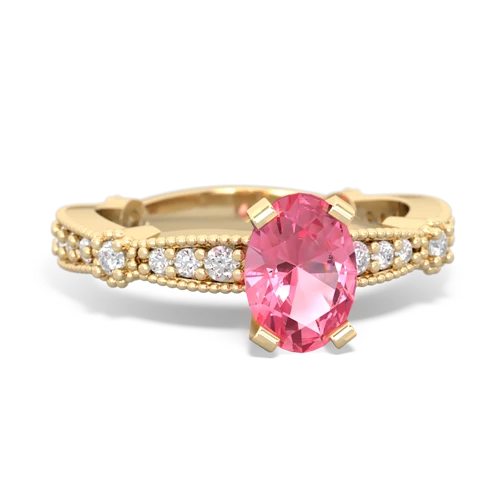 pink sapphire engagement ring