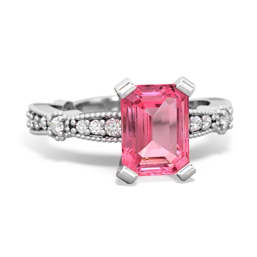 pink sapphire engagement ring