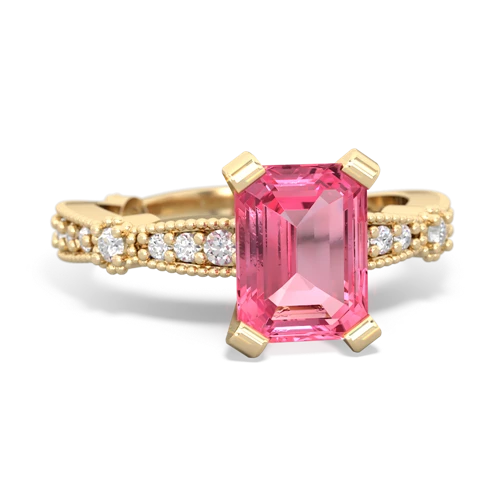 pink sapphire engagement ring