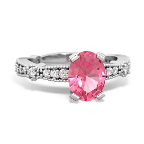 pink sapphire engagement ring